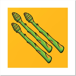 Green Asparagus Posters and Art